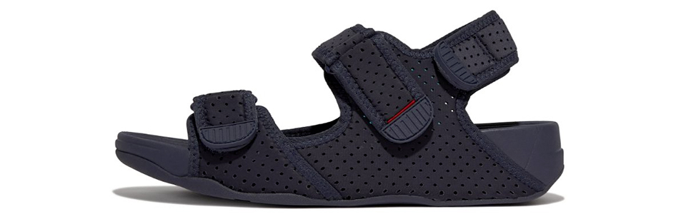 GOGH MOC Water-Resistant Perf Neoprene Back-Strap Sandals